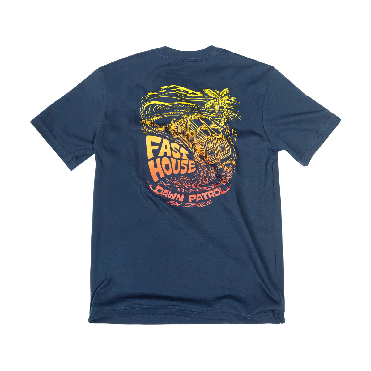 Fasthouse Explorer Youth Tee - Midnight Navy - X-Large