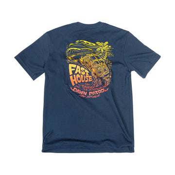 Fasthouse Explorer Youth Tee - Midnight Navy - X-Large