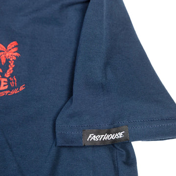 Fasthouse Explorer Youth Tee - Midnight Navy - X-Large