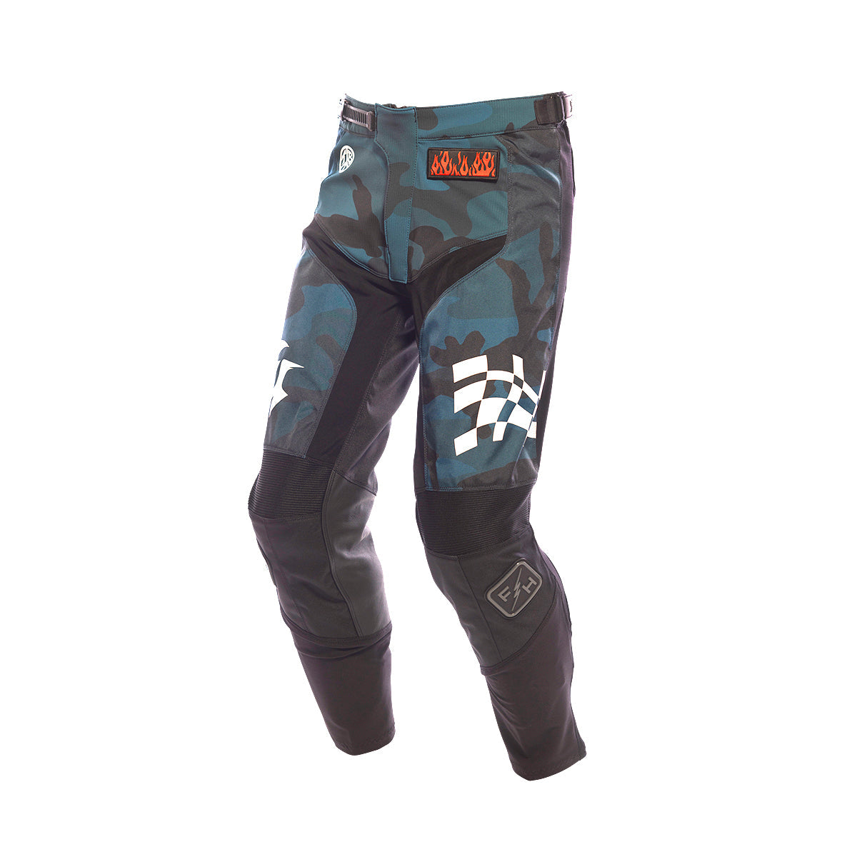 Fasthouse Grindhouse Bereman Pant Blue/Camo Y28