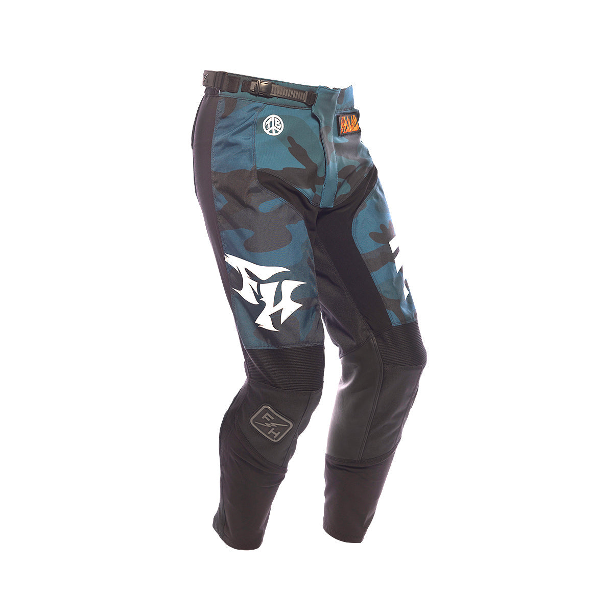 Fasthouse Grindhouse Bereman Pant Blue/Camo Y26