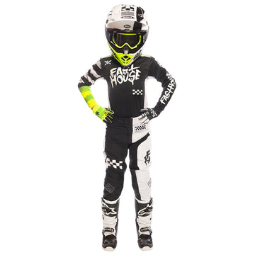 Fasthouse Youth Jester Speed Style Pant Black/White Y28