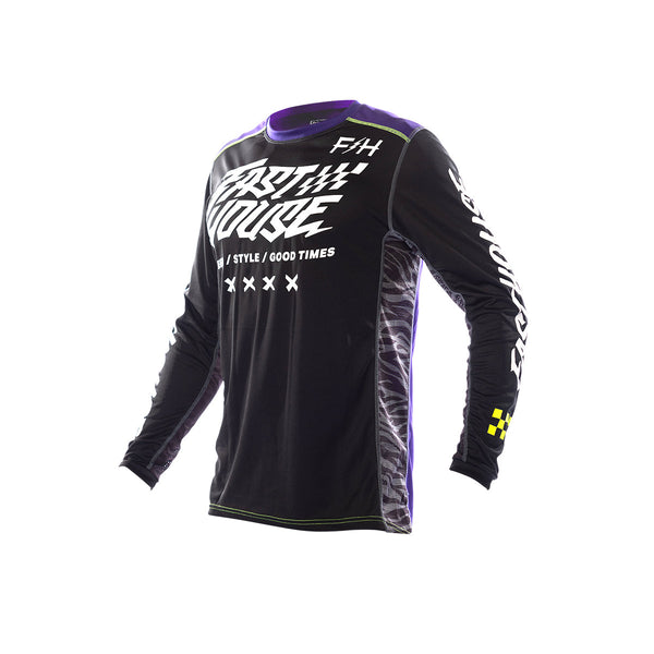 Grindhouse Rufio Jersey Black/Purple Youth LG