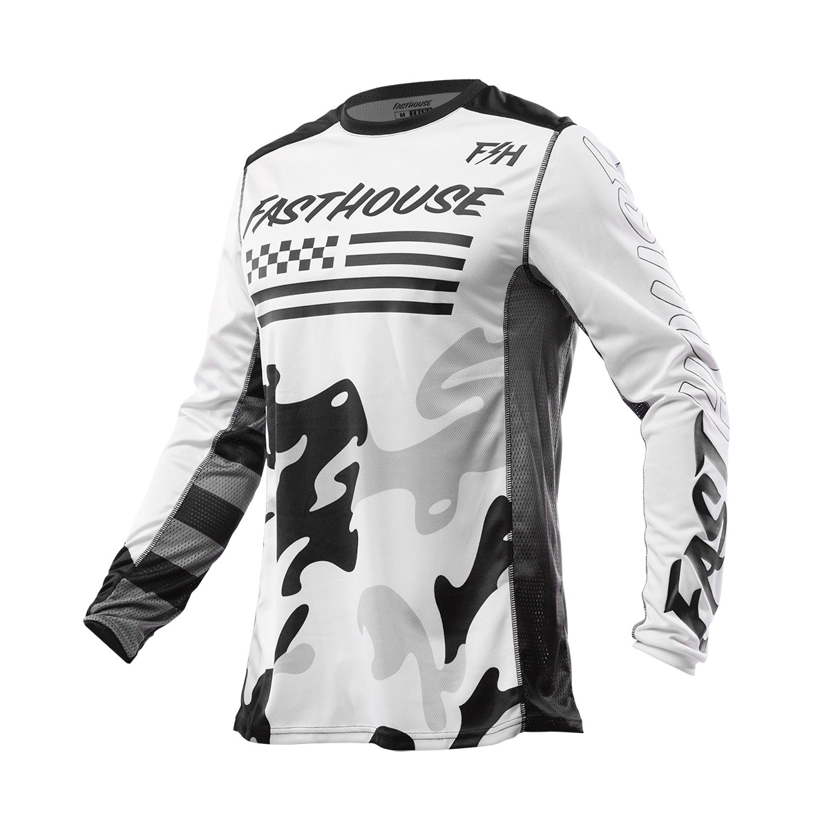 Fasthouse Youth Grindhouse Riot Jersey White/Black