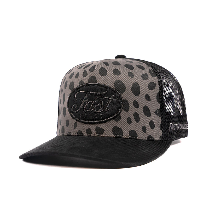 Fasthouse Idol Hat Black Cheetah, Youth