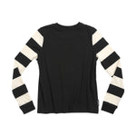 Jailbreak Stripe Long Sleeve Youth Tee - Black