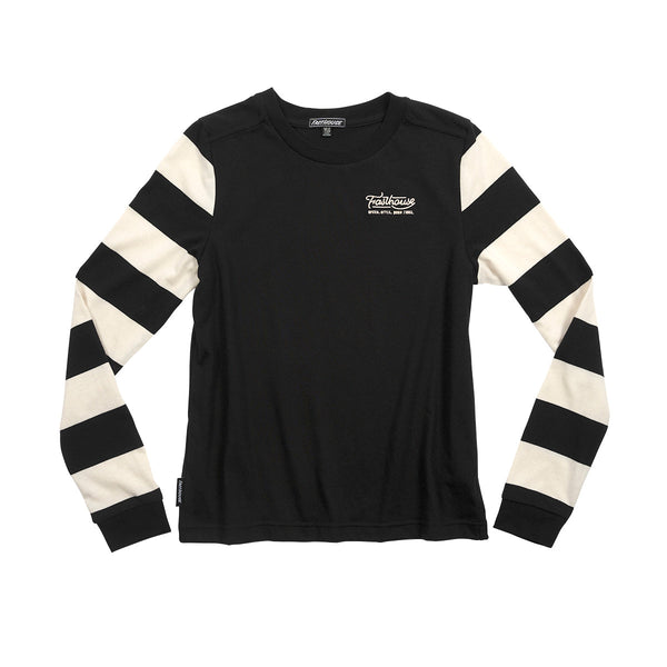 Fasthouse Youth Jailbreak Stripe LS Tee BLK YSM