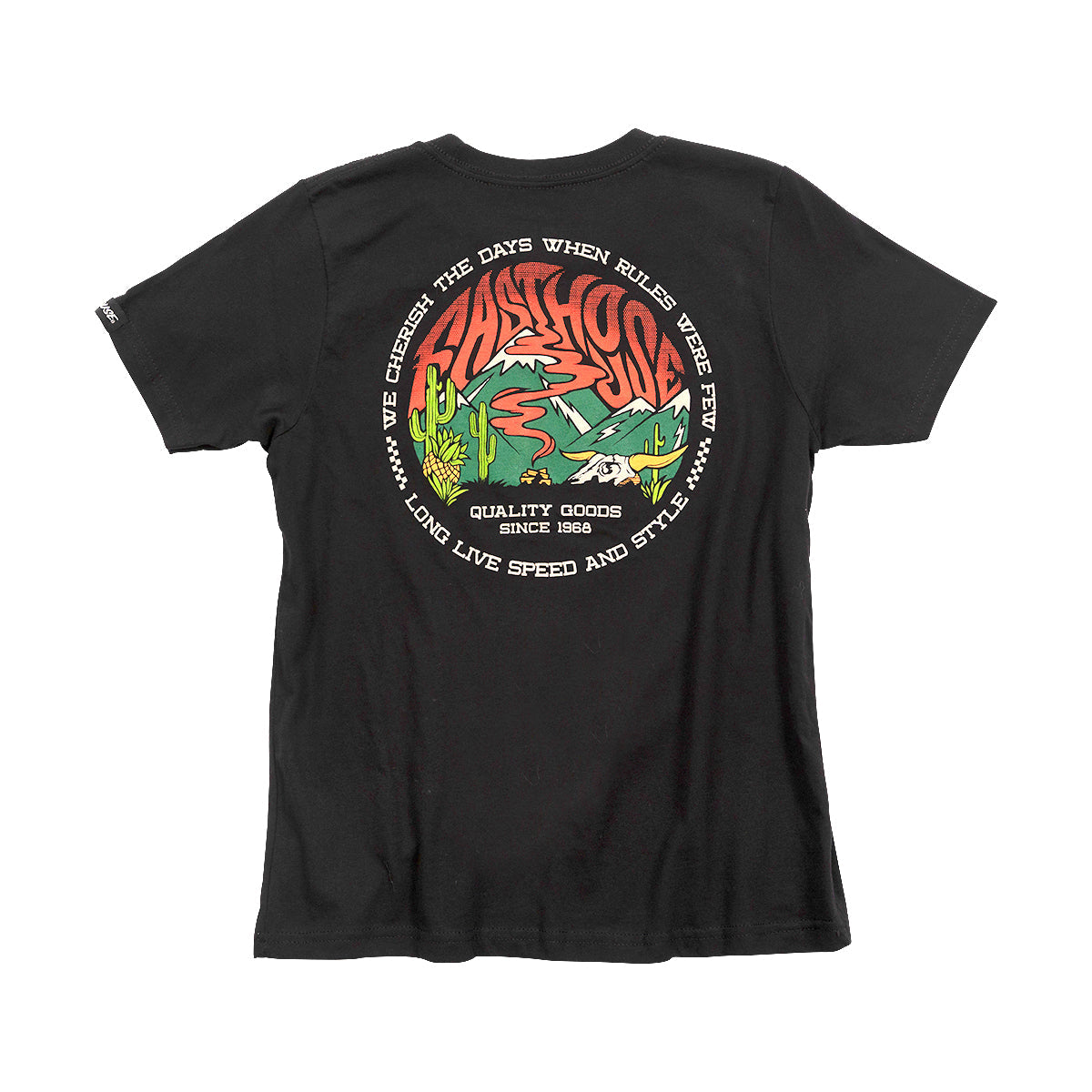 Fasthouse Youth Nomad Tee, Black - Ymd – Sistersmoto