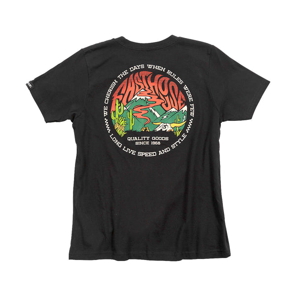 Fasthouse Youth Nomad Tee, Black - YSM