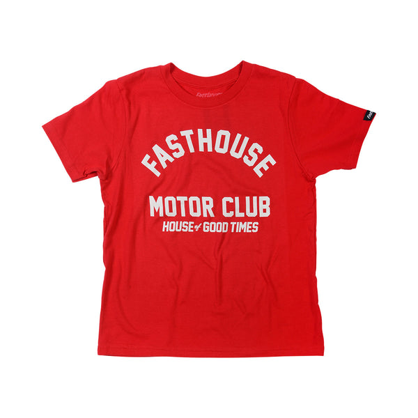 Fasthouse Youth Brigade Tee Red YMD