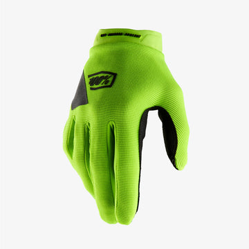 100% Ridecamp Gloves Fluo Yellow XL