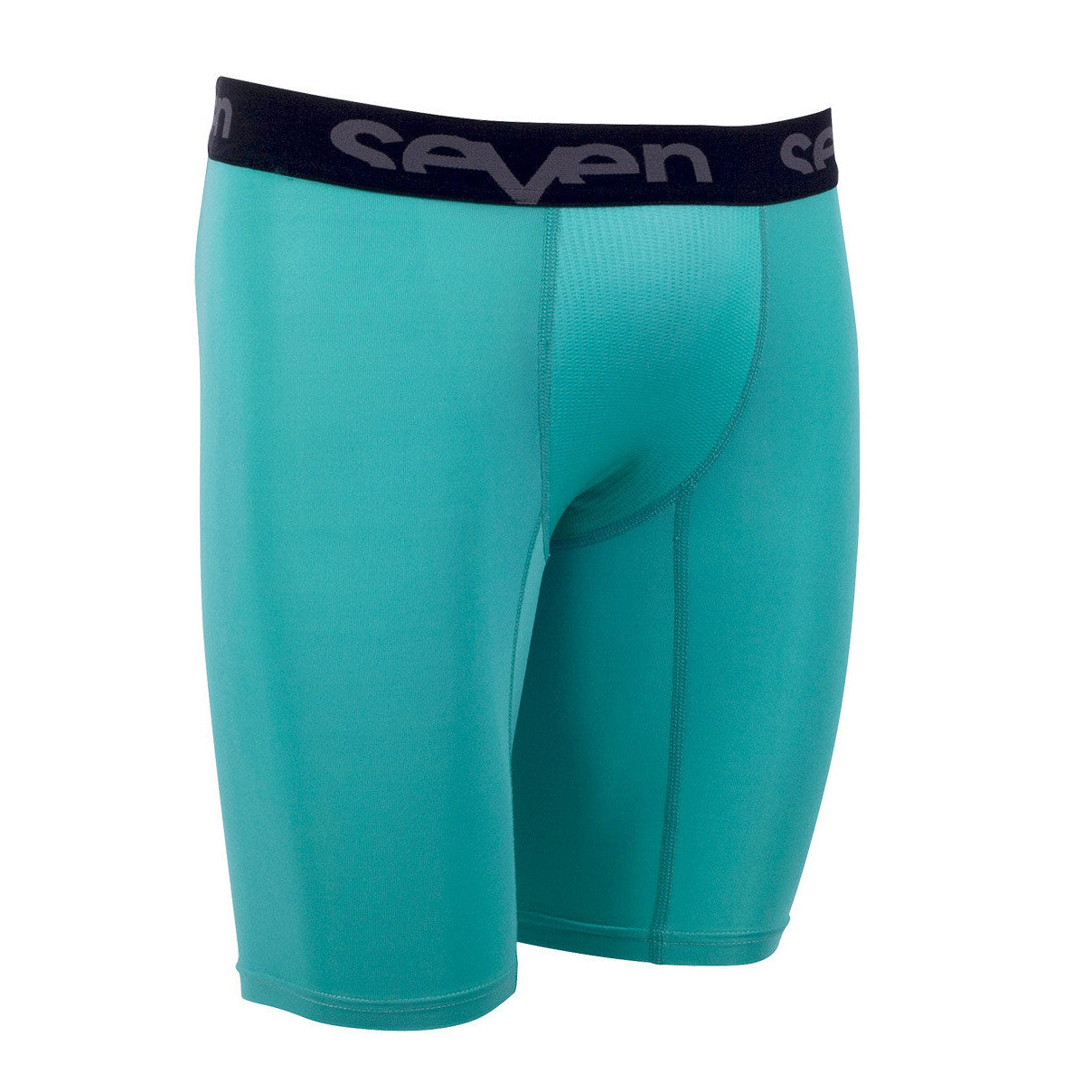 Seven Zero Compression Short Black/Aqua - XXLarge