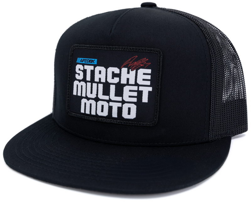 DBK Stache Mullet Moto 2Fifty Hat -  Black