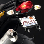 ZTechnik License Plate Bracket With Helmet Lock Black BMW