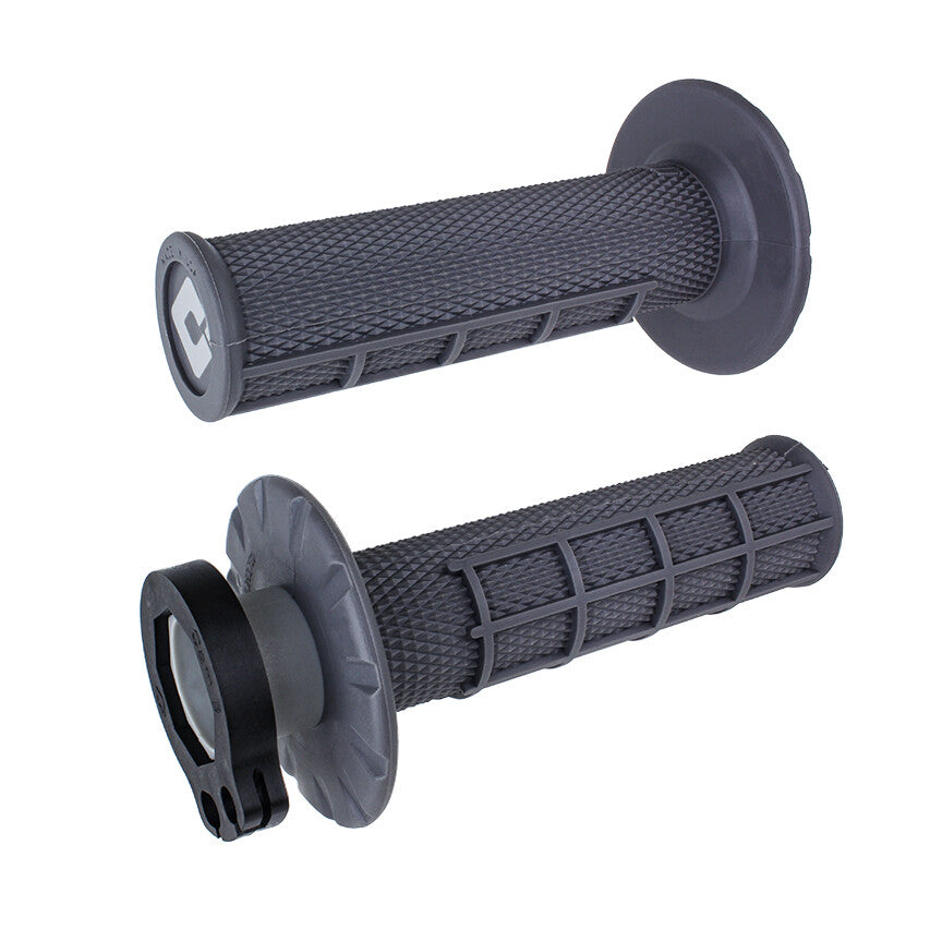 ODI Half Waffle Lock-On Grip Graphite