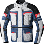RST Pro Series Adventure X CE Textile Jacket - Silver/Blue/Red - 4XL
