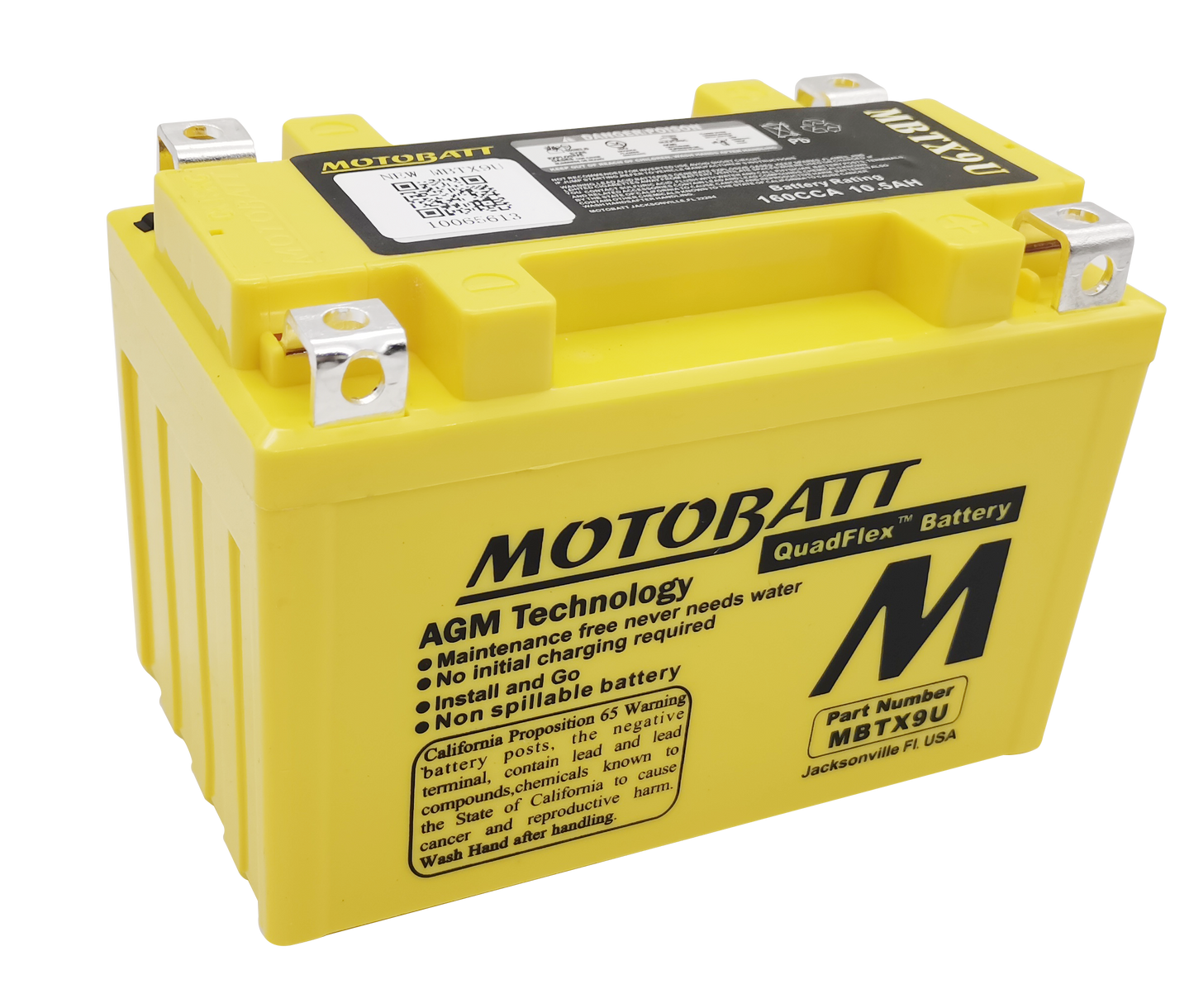 Battery Mbtx9u Sealed Factory Activated