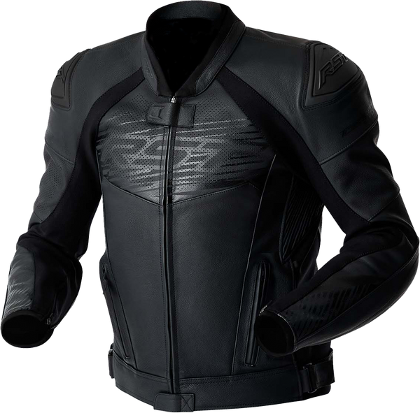 RST Tractech Evo D3O CE Leather Jacket - Black - 2XL