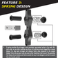 Tamer Double Button X Wing Black