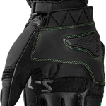 RST S1 CE Leather Glove - Black/Fluro Green - XL