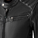 RST Women's Roadster Air D3O CE Leather Jacket - Black - S