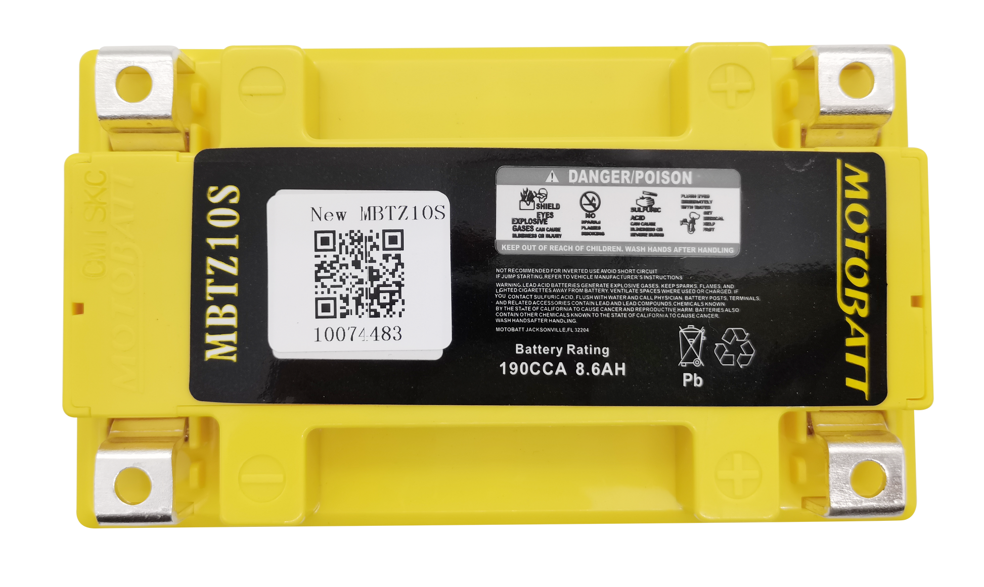 Battery Mbtz10s Sealed Factory Activated