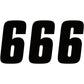 Factory Effex FX Factory Number 6 - Black - 4" 08-90006