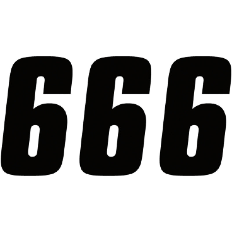 Factory Effex FX Factory Number 6 - Black - 4" 08-90006
