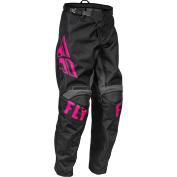 Fly Youth F-16 Pant Black/Pink - Size Y 18 by WPS
