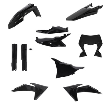 Plastic Kit  Full Ktm Black