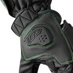 RST S1 CE Leather Glove - Black/Fluro Green - 2XL