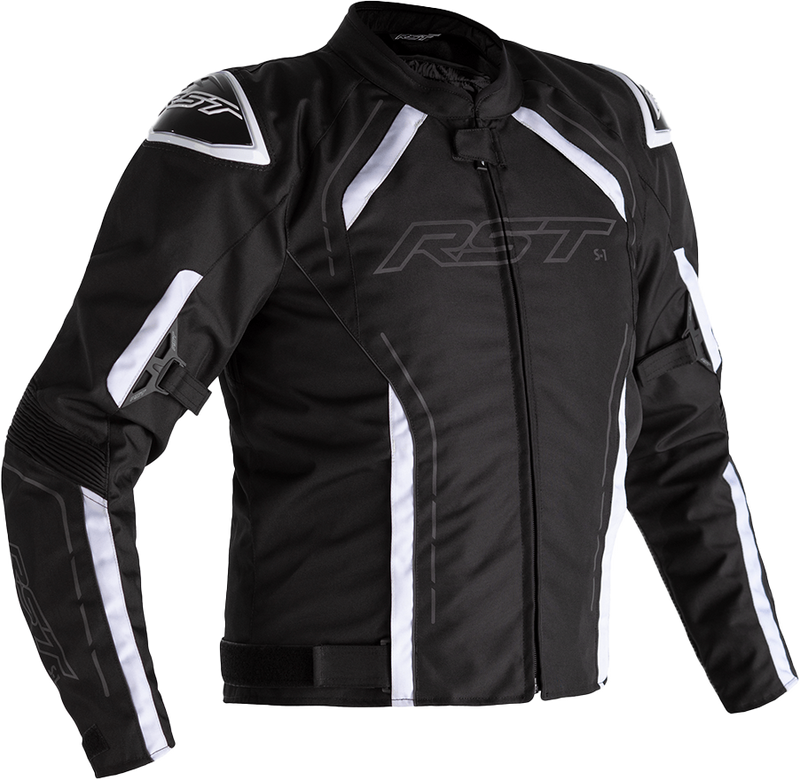 RST S1 CE Textile Jacket - Black/Black/White - XL