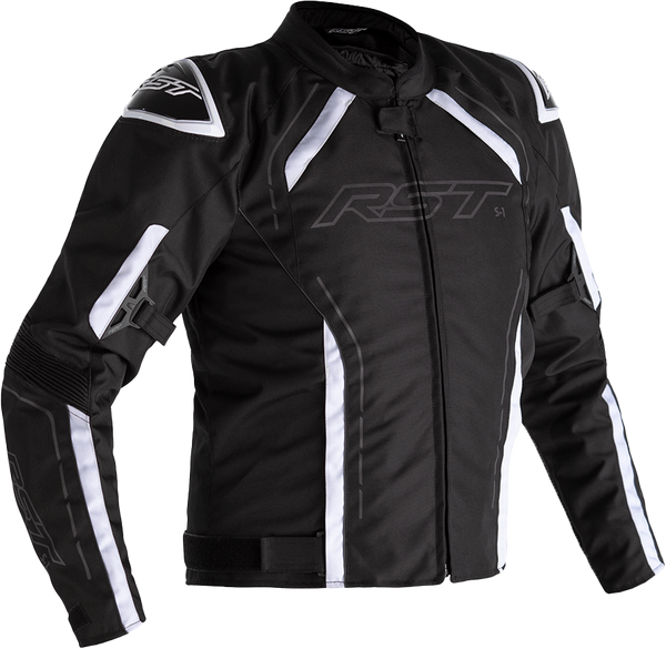 RST S1 CE Textile Jacket - Black/Black/White - M