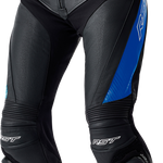 RST Tractech Evo D3O CE Leather Pants - Black/Blue - L