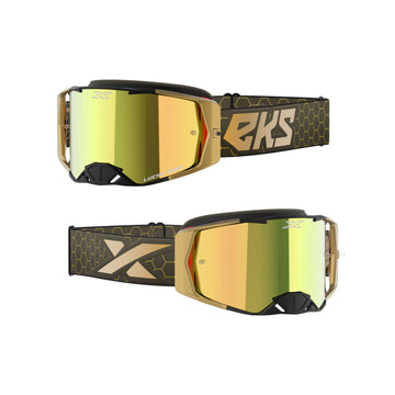 Lucid Goggle Solid Gold W/Gold Mirror