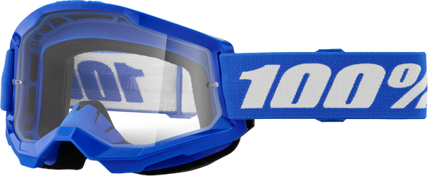 100-Percent Strata 2 Goggle Blue Clear Lens
