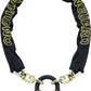 Mastiff 8019l Chain With Boxer U Lock Blk/Yel 6 Ft