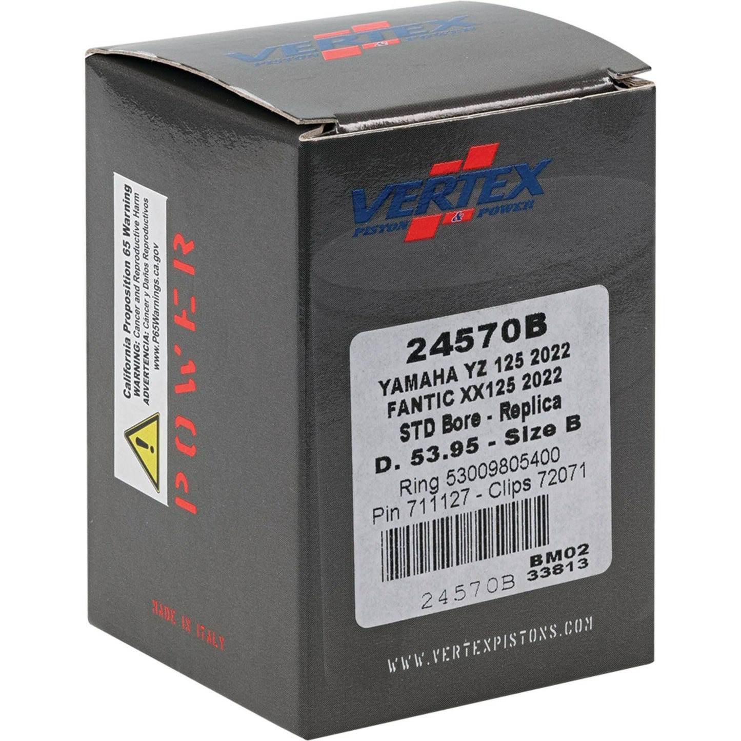 Piston Kit Cast 53.95/Std Yam