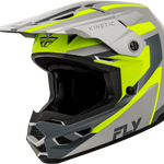 FLY Racing Kinetic Sync Helmet - Grey / Hi-Vis