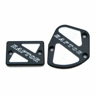 Throttle & Brake Cover Set Black Logo Raptor