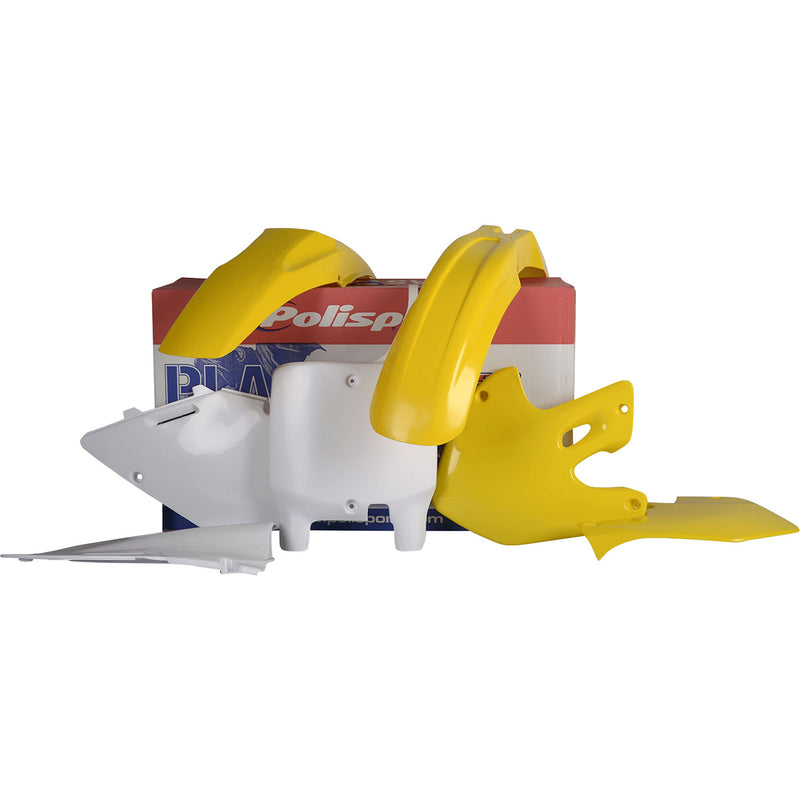 POLISPORT Body Kit - OEM Yellow/White - RM 125/250 90094 by Polisport