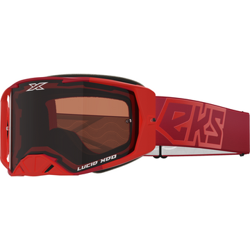 EKS Lucid Goggle Red Auburn Lens