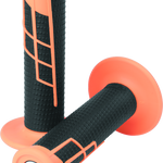 ProTaper Clamp-On 1/2 Waffle Grip - Neon Orange/Black