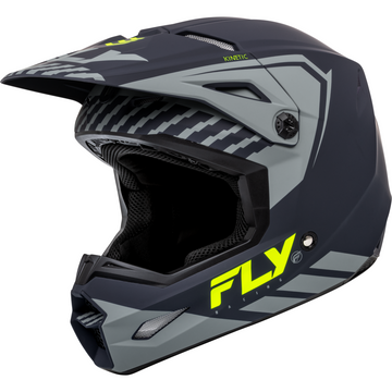 Fly Racing Menace Helmet Matte Grey/Hi-Vis SM by WPS