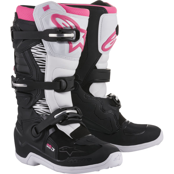 Alpinestars Tech 3 Stella Black/White/Pink Boot - Size 9