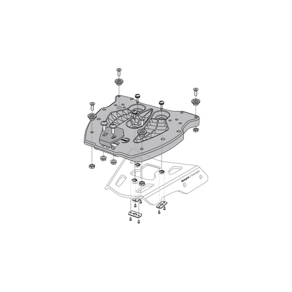 SW-Motech Adapter Plate for ALU-RACK GPT.00.152.400