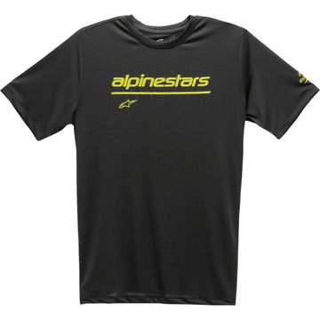 ALPINESTARS Tech Line Up Performance T-Shirt - Black - Large 12117380010L