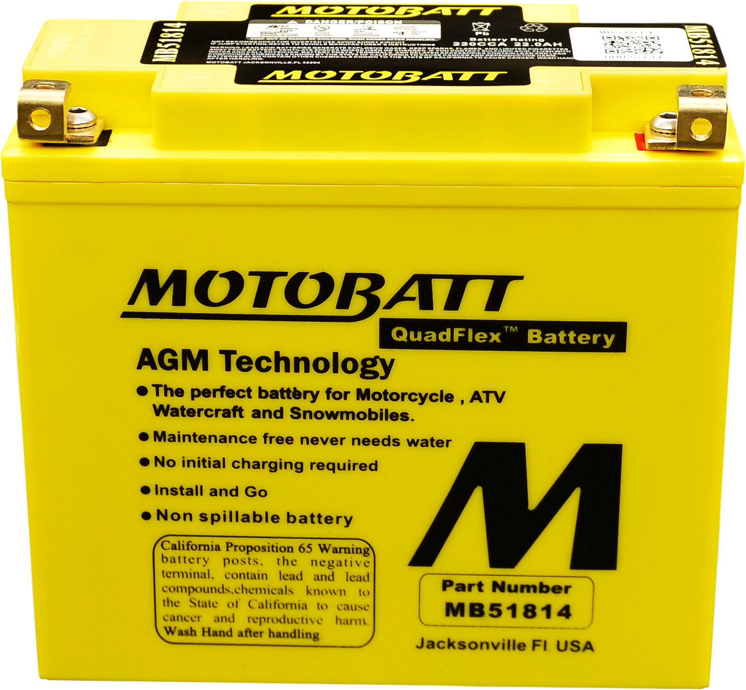 Battery Mb51814 Sealed Factory Activated