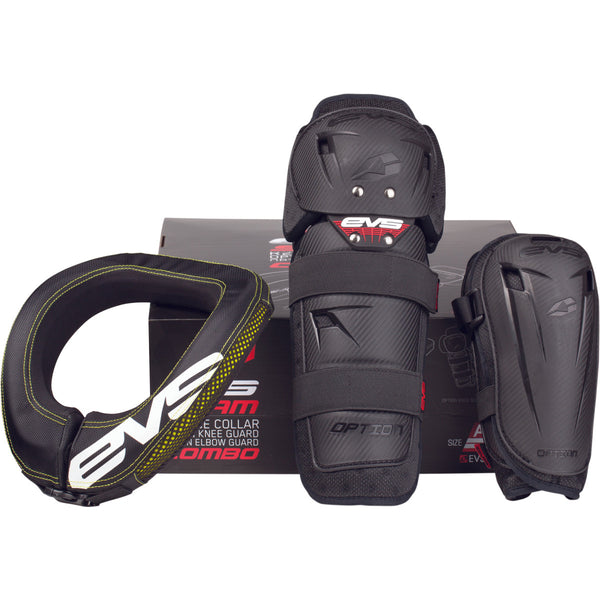 EVS Slam Combo Adult Black (3 Pieces)