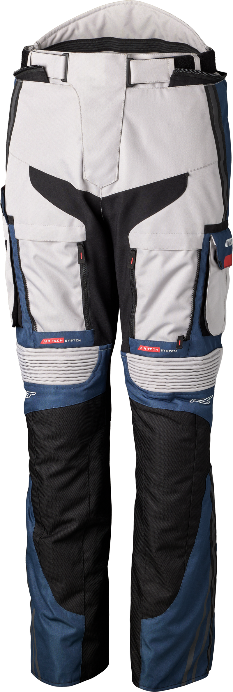 RST Pro Series Adventure X CE Textile Pants - Silver/Blue/Red - 4XL